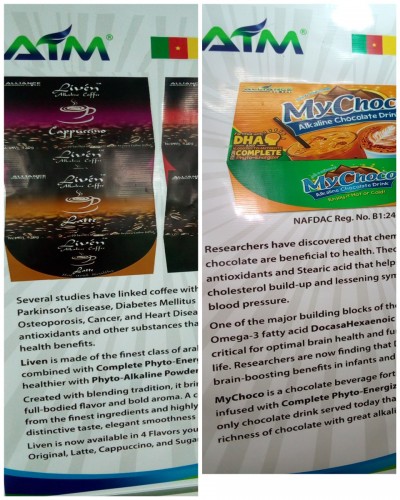 Beverage products of AIM GLOBAL